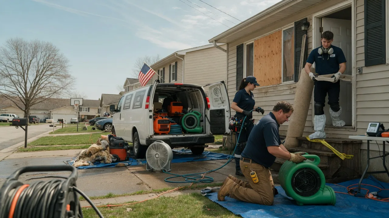 Water Damage Restoration in Pecks Mill, WV near me